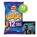 Walkers Wotsits cheese corn snacks 12x16.5g multipack (British brand)