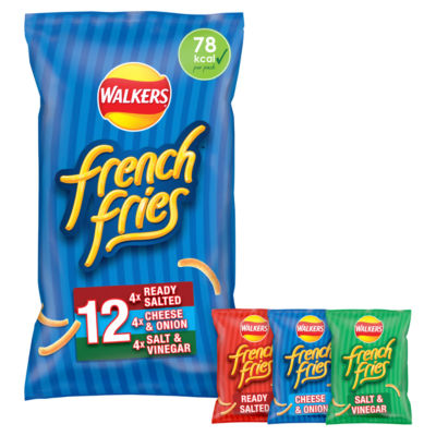Walkers French Fries Variety Multipack Potato Crisps 12 x 18g