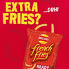 Walkers French Fries variety multipack crisps 12 x 18g (British brand)