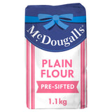 McDougalls pre-sifted plain flour 1.1kg, imported from the UK