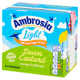 Ambrosia light low fat reduced sugar custard dessert 500g - British product