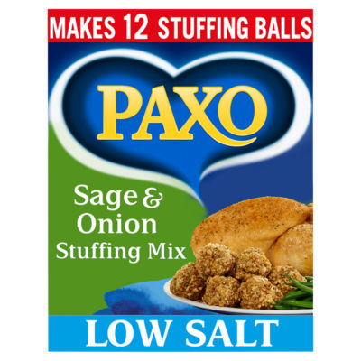 Mélange de farce à la sauge et à l'oignon faible en sel Paxo 170g