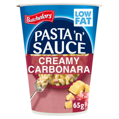 Batchelors creamy carbonara pasta pot 65g - British product