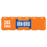 IRN-BRU regular soft drink 24x330ml, imported from the UK