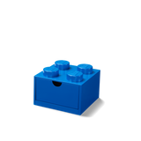 LEGO 4-Stud Desk Drawer Blue Storage Box