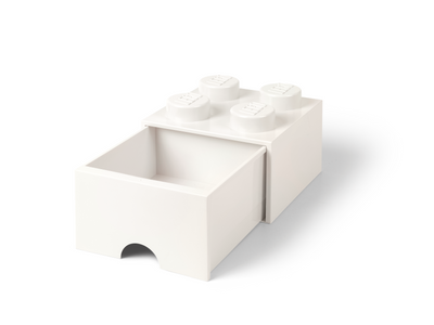 LEGO 4-Stud Brick Drawer White Storage Container