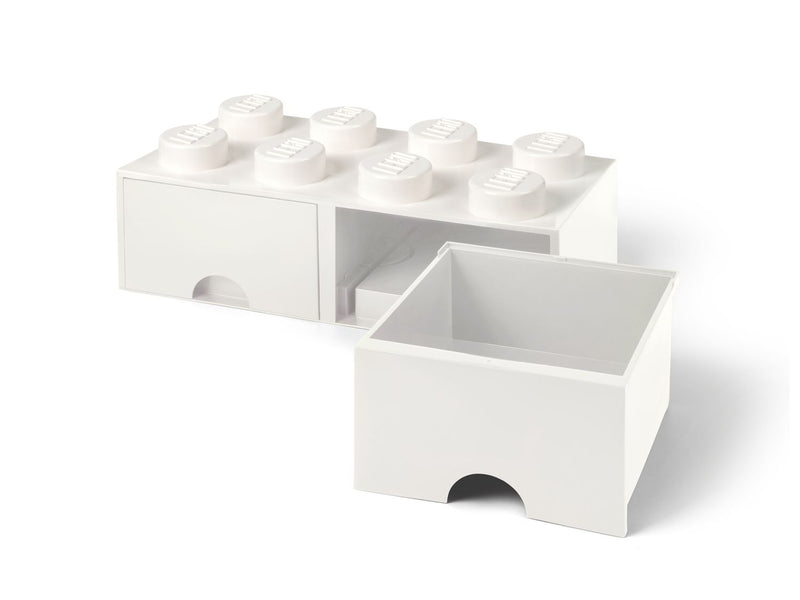 LEGO 8-Stud Brick Drawer White Color, UK version