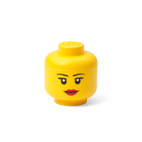 LEGO Storage Head Mini Girl, UK version storage brick container