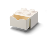 LEGO 4-Stud Desk Drawer Storage White (British brand)