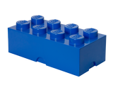 LEGO 8-Stud Storage Brick Blue Plastic Container