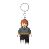 LEGO Ron Weasley Key Light with LED Feet Lights Harry Potter Minifigure Key Ring