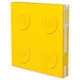 LEGO Locking Notebook with Gel Pen Yellow Stationery Set