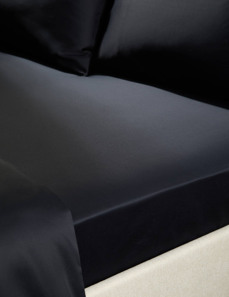M&S X Kelly Hoppen 500TC cotton sateen deep fitted sheet for 30cm mattresses - British product