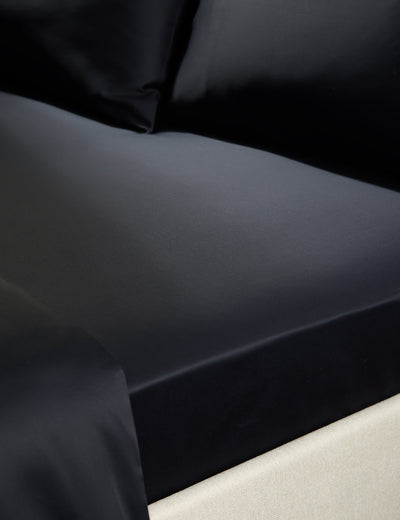 M&S Kelly Hoppen 500TC Cotton Sateen Extra Deep Fitted Sheet for Mattresses up to 38cm