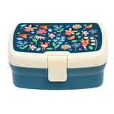 Lunch Box with Removable Tray and Two Compartments for Food Separation