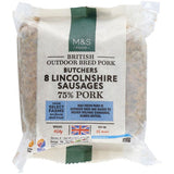 MS 8 Lincolnshire Pork Sausages