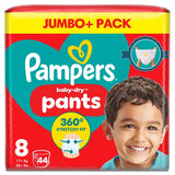 Pampers nappy pants size 8 jumbo pack, imported from the UK