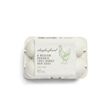 Organic Free Range Medium Hen Eggs 6 Pack