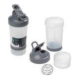 ChefAid 500ml Shaker Bottle with 200ml Storage Section