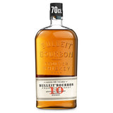 Bulleit 10 year old bourbon bottle - British product