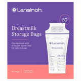 Secure Breastmilk Storage Bags with Double Zipper Seal and Write-On Tab