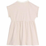 MS Cotton Rich Striped Dress 6-7 Years Neutral