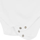 M&S Baby Cotton Short Sleeve Bodysuits, White, Newborn