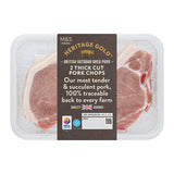 MS Heritage Gold British Pork Chops Thick Cut