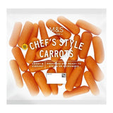 M&S chef's style prepped carrots ready to cook, imported from the UK