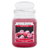 Prices Frosted Cherries Large Jar Candle