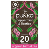 Pukka Organic Peppermint Licorice Mint Tea x20 Compostable Tea Bags
