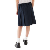 MS Girls 2pk Navy Crease Resistant School Skirts 4-5 Years