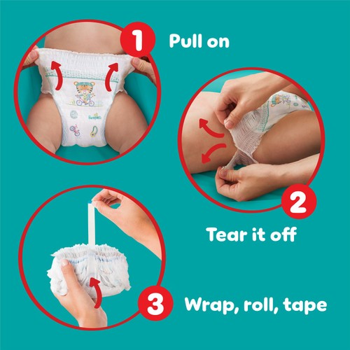 Pampers nappy pants size 8 jumbo pack, imported from the UK