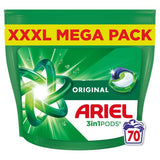 Ariel Original All-in-1 Pods Washing Liquid Capsules 70 Washes