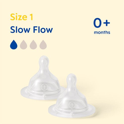 MAM silicone bottle teats slow flow size 1 for 0+ months, imported from the UK