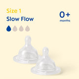 MAM silicone bottle teats slow flow size 1 for 0+ months, imported from the UK