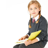 MS Unisex Pure Cotton Jumper 6-7 Years Grey