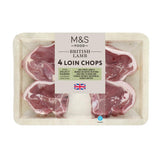 MS Select Farms 4 British Lamb Loin Chops
