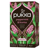 Pukka Organic Peppermint Licorice Mint Tea x20 Compostable Tea Bags