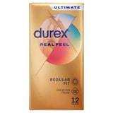 Non-Latex Real Feel Condoms with Regular Fit and Extra Silicone Lube