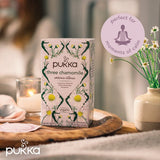 Pukka Organic Three Chamomile Tea x20 Home-Compostable Herbal Tea Bags