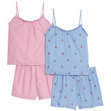 MS Fruit Stripe Woven Cami Pyjamas 7-8 Years Multi