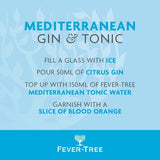 Fever-Tree light Mediterranean tonic water cans - British product