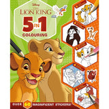 Disney The Lion King 5 in 1 Colouring