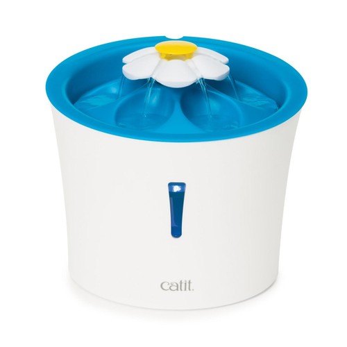 Catit flower drinking fountain with LED nightlight and 3L reservoir - British product