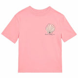 MS Girls Pure Cotton Shell Slogan T-Shirt 6-7 Years Pink