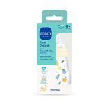 Glass Baby Bottle 170ml with Medium Flow Teat for Infants from 2+ Months