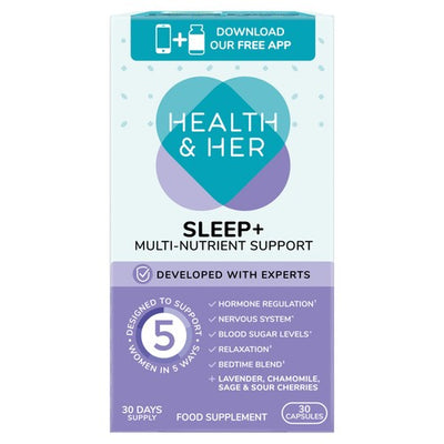 Sleep Support Multinutrient Capsules with Vitamins and Botanicals, 30-Day Supply