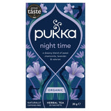Pukka Organic Night Time Herbal Tea With Chamomile 20 Compostable Tea Bags