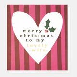 Caroline Gardner My Lovely Wife Christmas Card